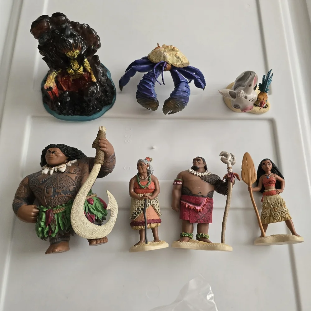Disney‎ Moana Figurines Set of 7